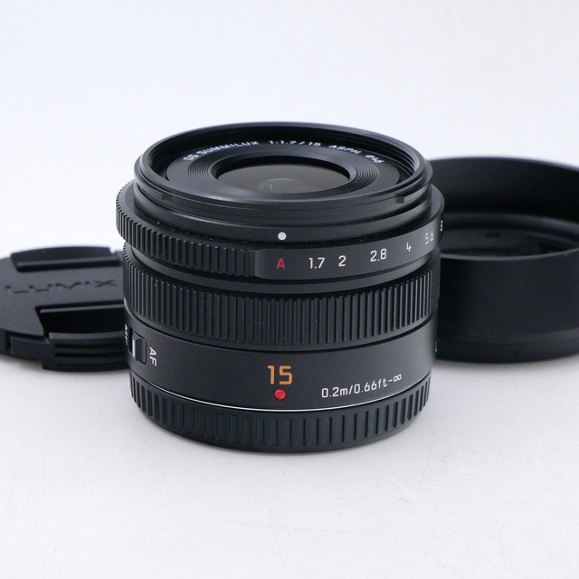 Leica AF 15mm F/1.7 Asph DG Summilux Lens for Micro 4/3s 