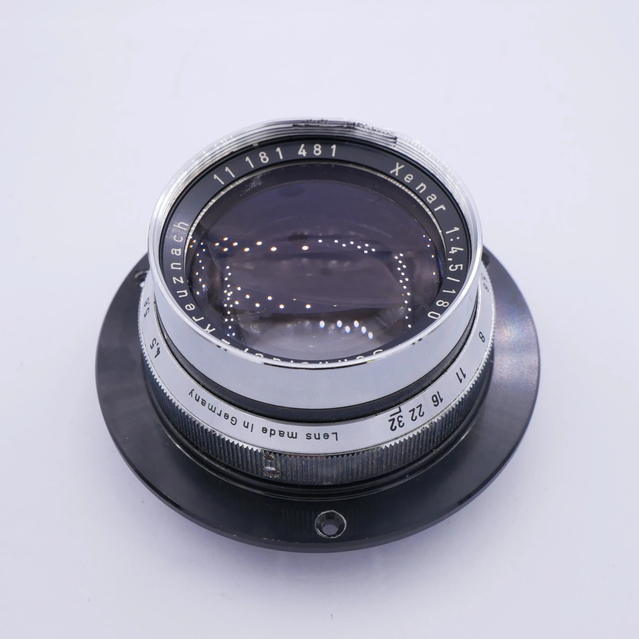 Schneider-Kreuznach 180mm F/4.5 Xenar Lens for large format photography - Best Available Image