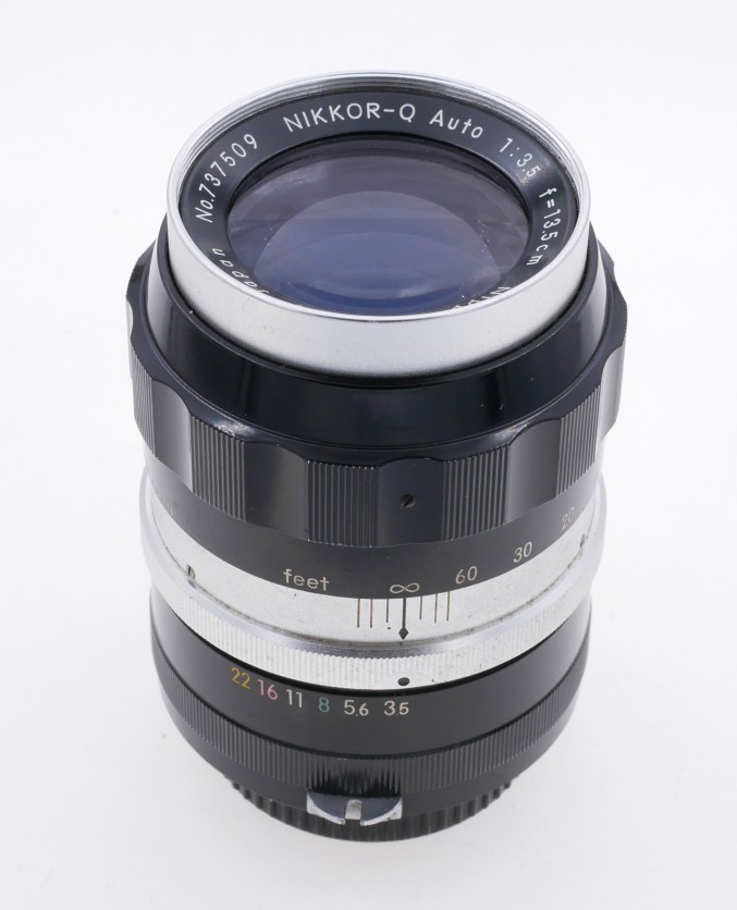 Nippon Kogaku MF 13.5cm F/3.5 Nikkor-Q Lens