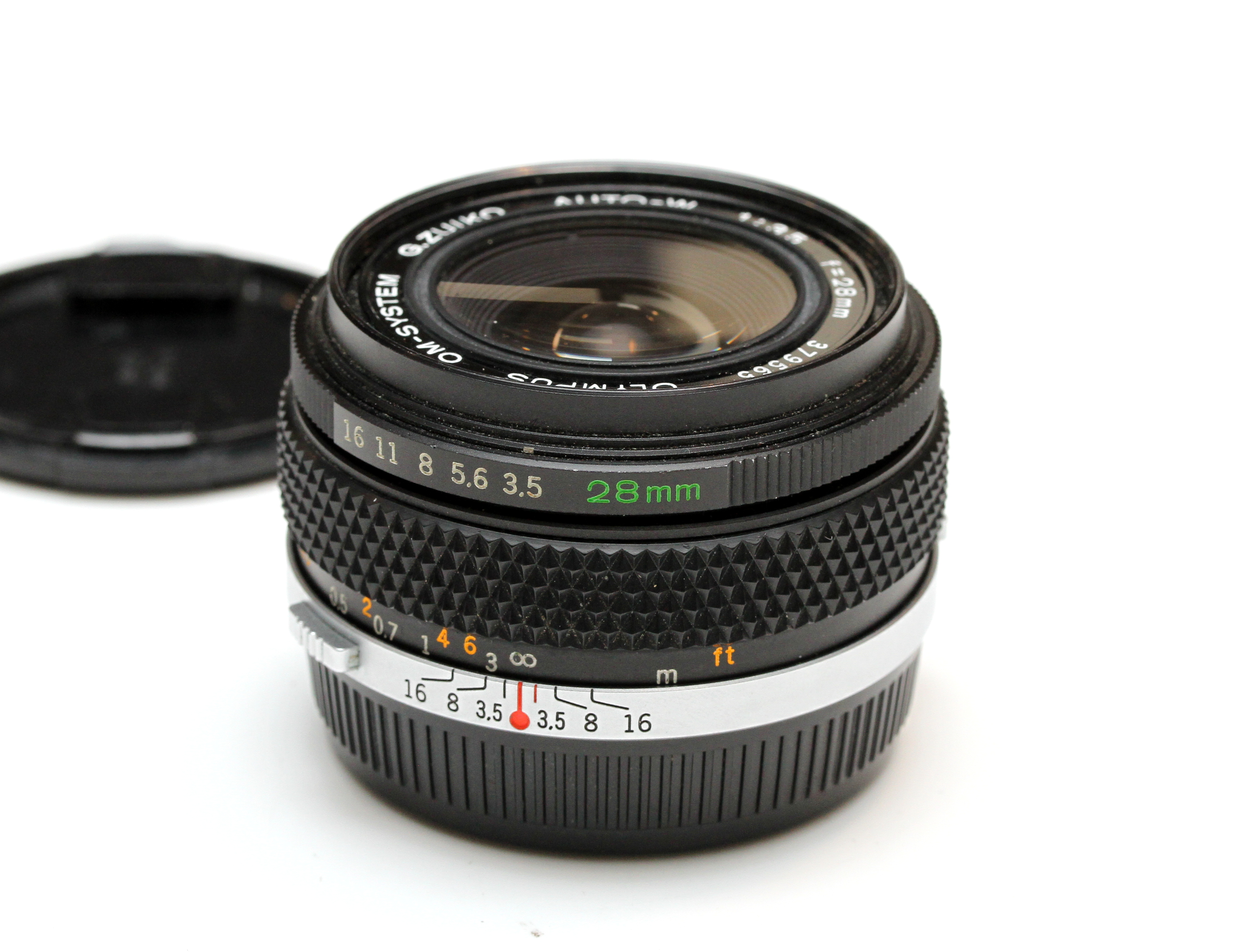 Olympus MF 28mm F/3.5 G.Zuiko Auto-W Lens in OM Mount - Best Available Image