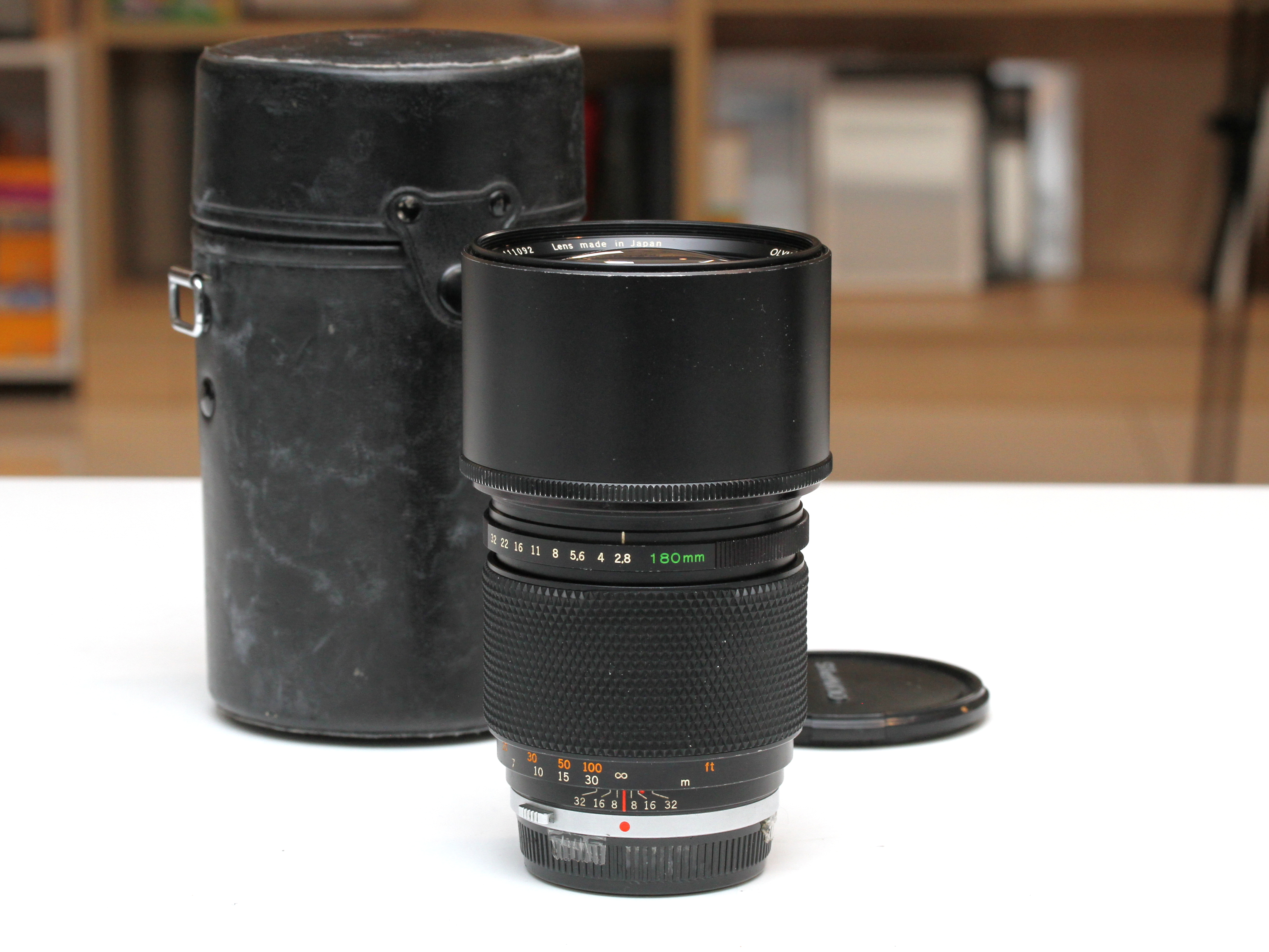 Olympus MF 180mm F/2.8 Zuiko Auto-T Lens in OM Mount - Best Available Image