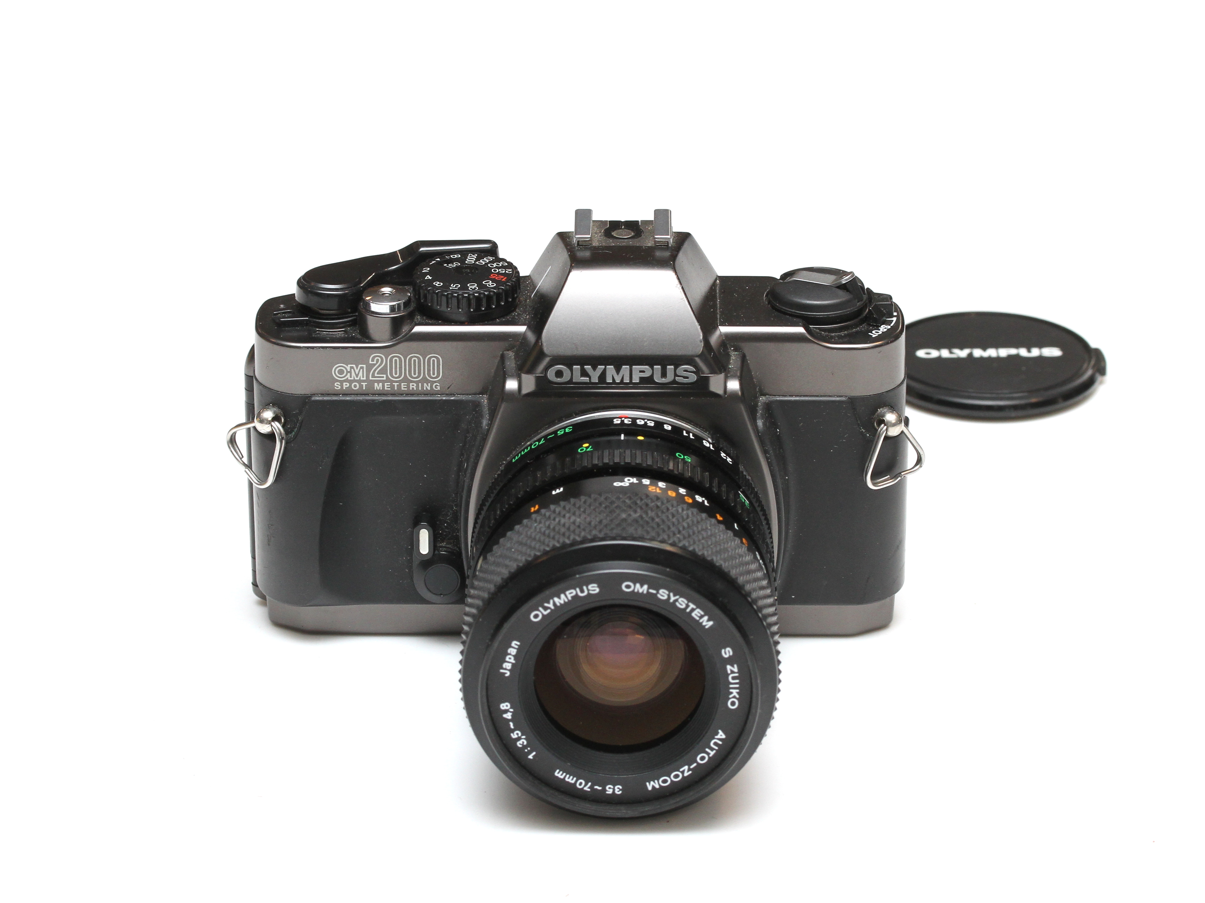 S-H-AVT5K5_1.jpg - Olympus OM2000 Spot Metering Film Camera with 35-70mm F/3.5-4.8 Lens - Thumbnail