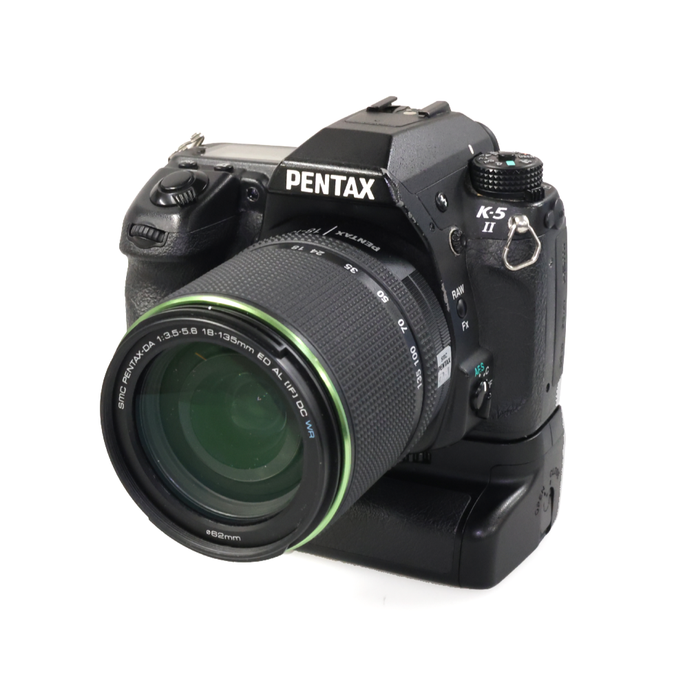 Pentax K-5 II + 18-135mm + Battery Grip - Best Available Image