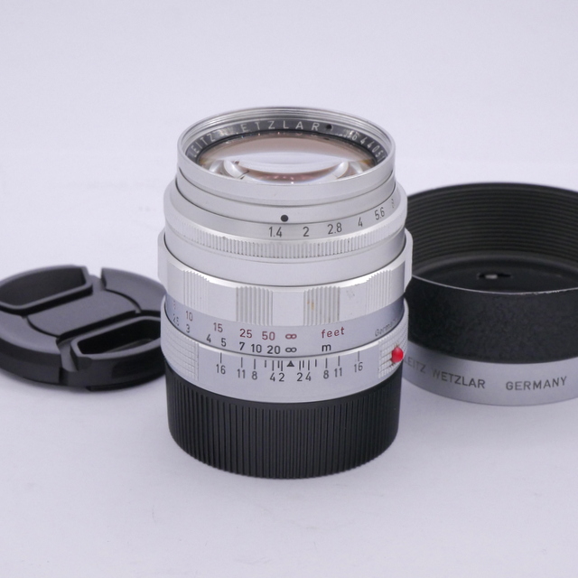 Best image for Leitz MF 50mm F/1.4 Summilux Lens in M Mount + Leitz XOOIM Hood