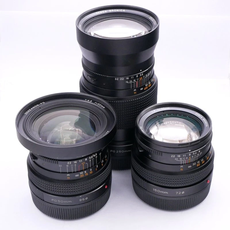 S-H-HDT92R_4.webp - Bronica GS-1 + 80mm F/3.5 + 50mm F/4.5 + 150mm F/4 + 250mm F/5.6 Kit - Image 6