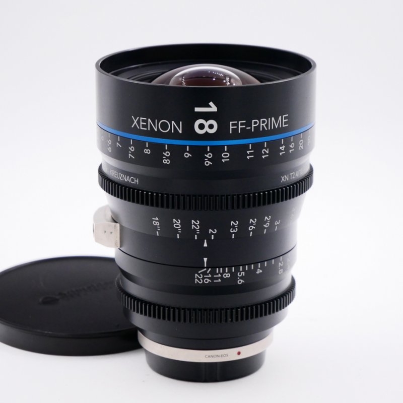 S-H-NXRH7U_2.jpg - Schneider Kreuznach Xenon MF Cine Lens Set in Canon EF Mount - 18mm T/2.4, 25mm T/2.1, 35mm T/2.1, 50mm T2.1, 75mm T/2.1 and 100mm T/2.1Lenses - Image 1