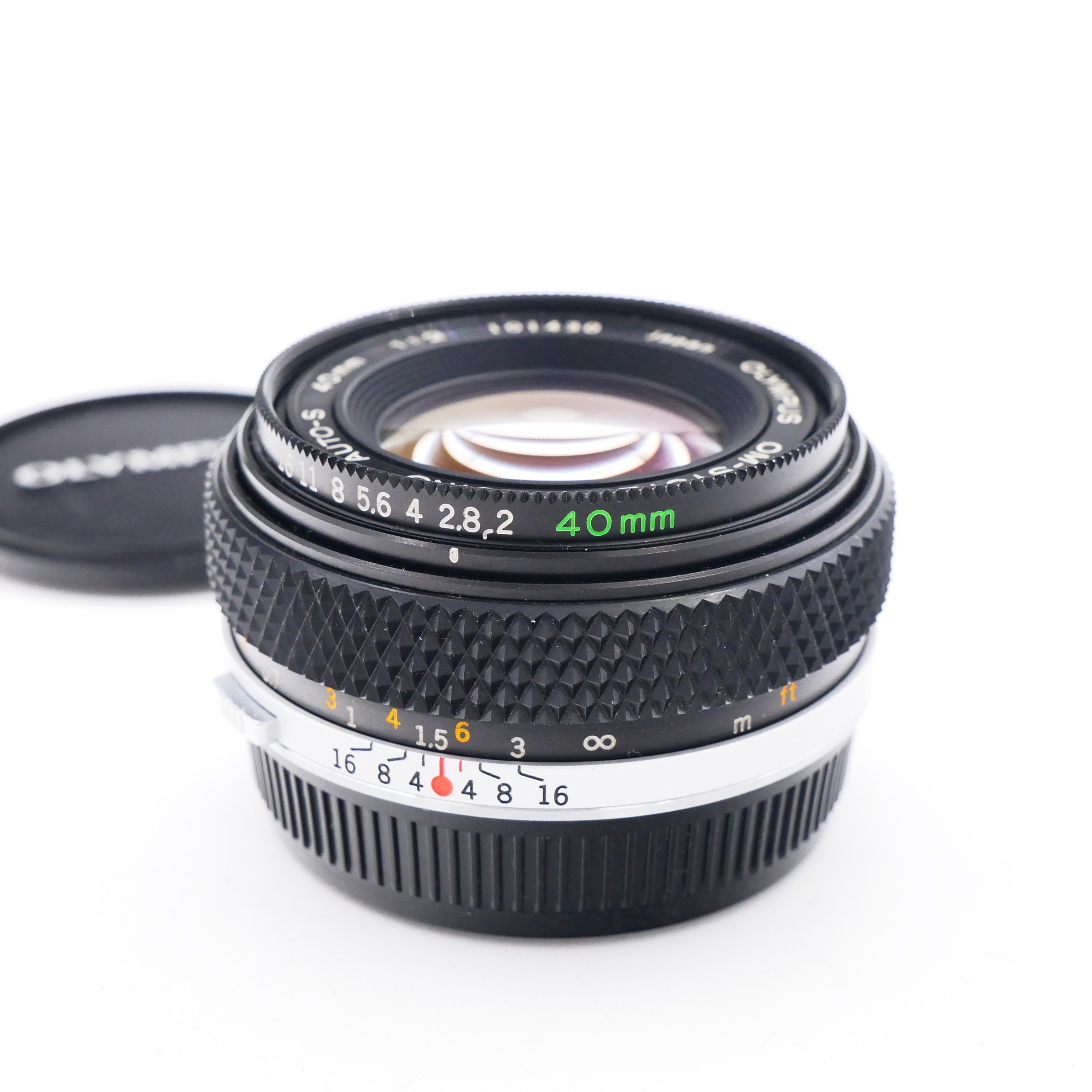 Olympus MF 40mm F/2 Zuiko Lens in OM Mount - Best Available Image