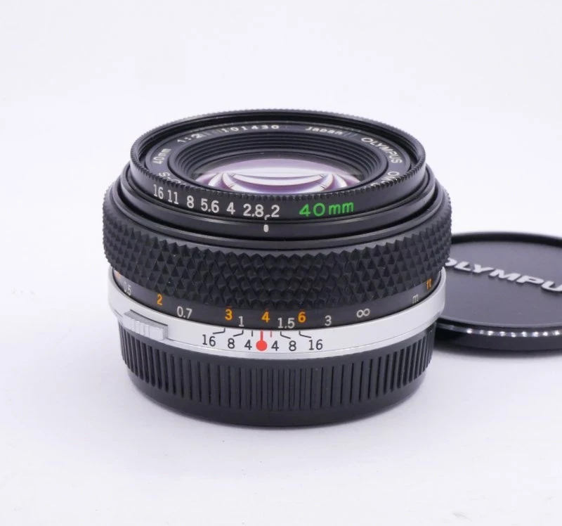 Olympus MF 40mm F/2 Zuiko Lens in OM Mount - Best Available Image