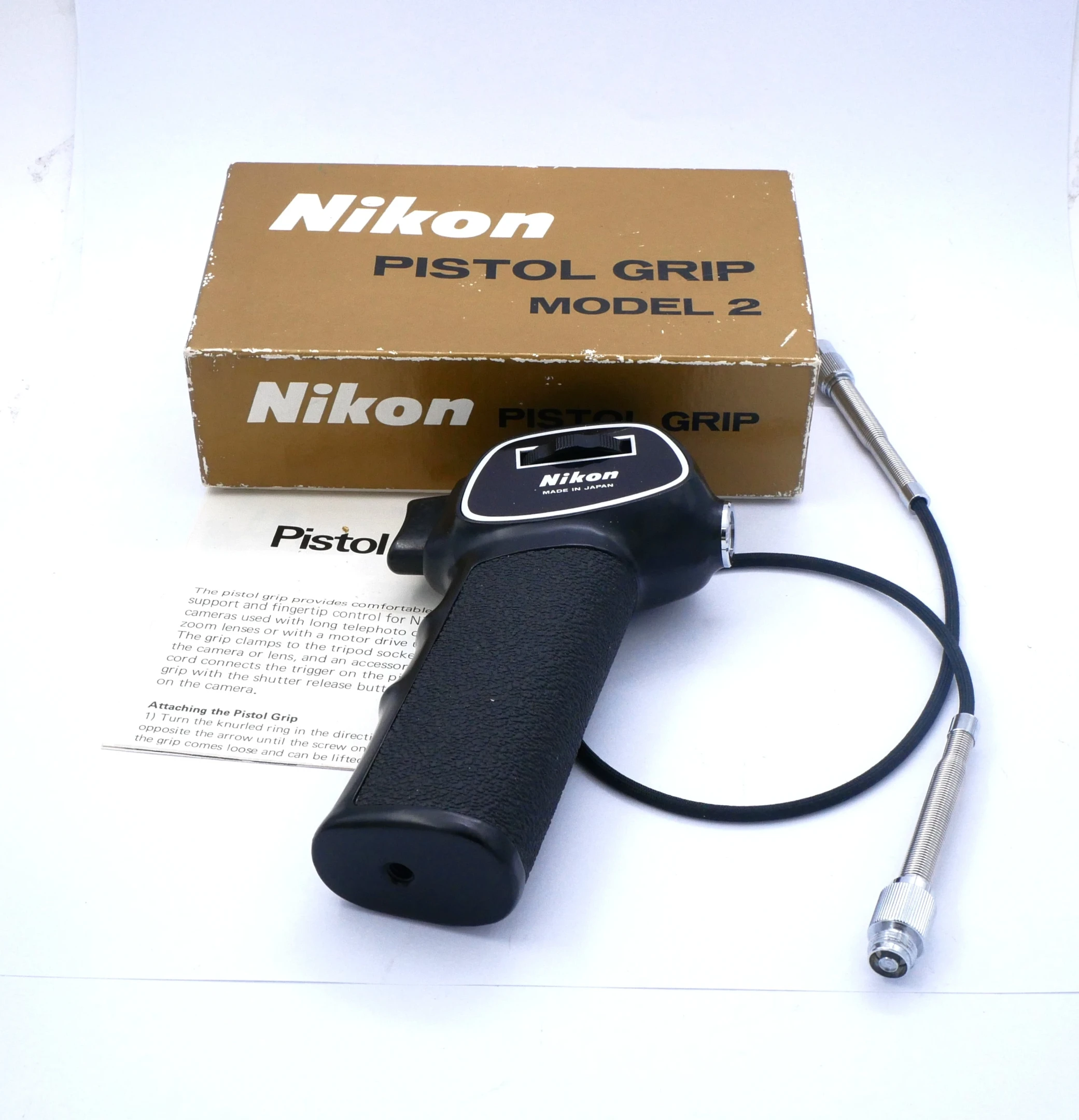 Nikon Model 2 Pistol Grip with Cord for Nikon F and F2 - Best Available Image