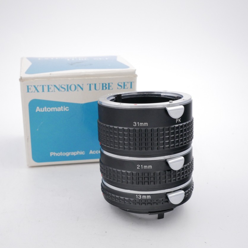 Automatic Extension Tube 13mm, 21mm, 31mm for Pentax PK-Mount - Best Available Image