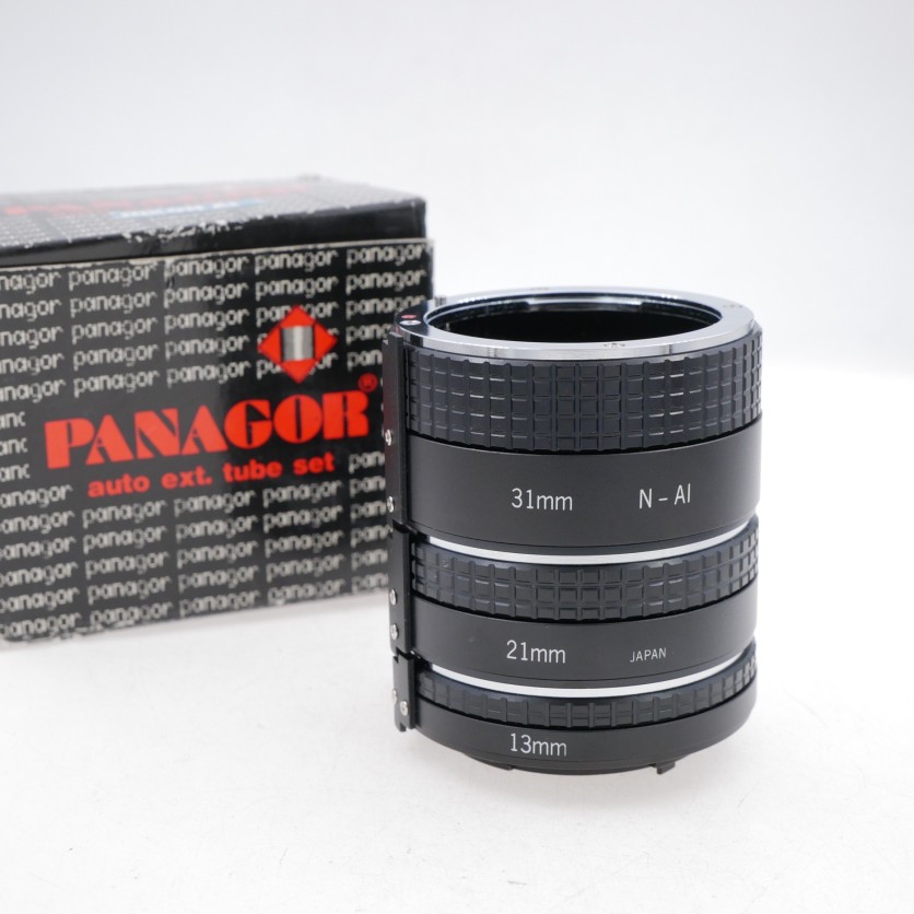 Panagor Exstension Tubes 13mm, 21mm, 31mm for Nikon AI Lenses