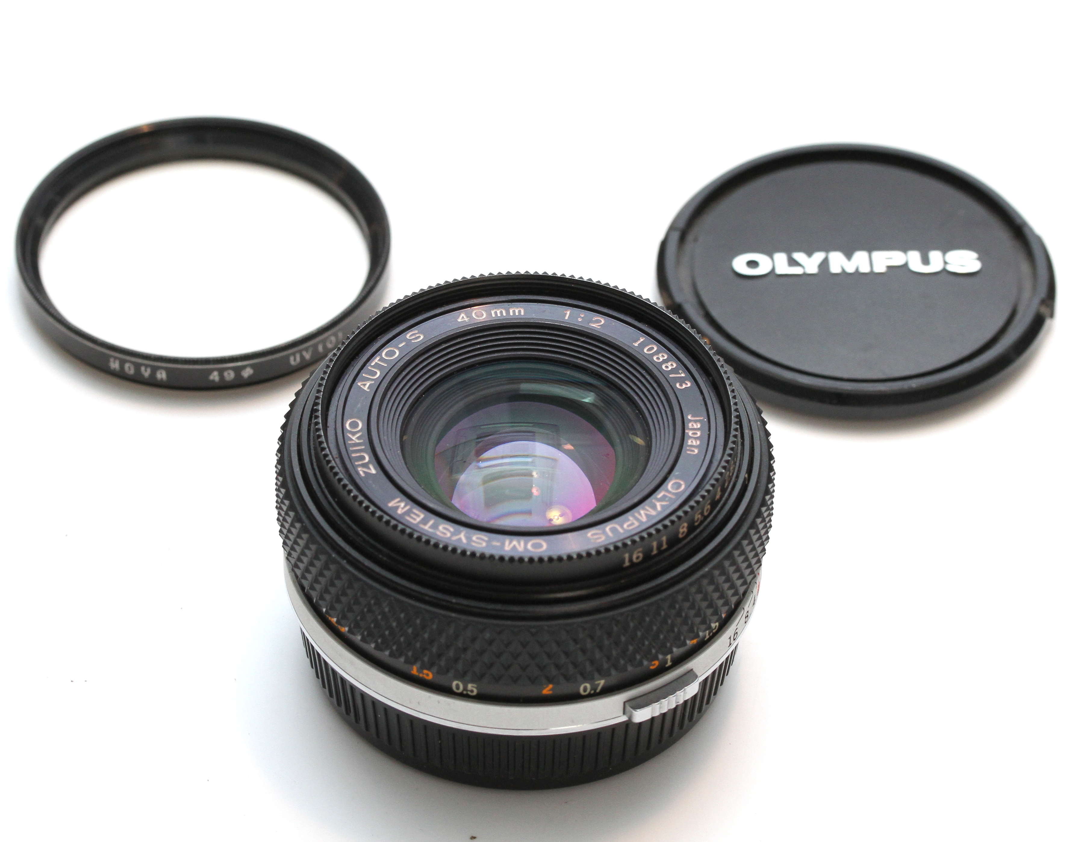 Olympus MF 40mm F/2 Zuiko Auto-S Lens in OM Mount - Best Available Image