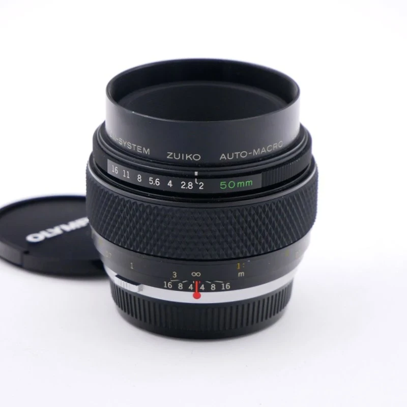 Olympus MF 50mm F/2 Auto-Macro Lens in OM Mount - Best Available Image