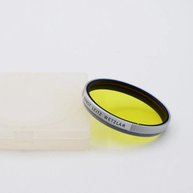Leitz E48 Yellow 1 Filter Chrome Silver - POOBV - Best Available Image